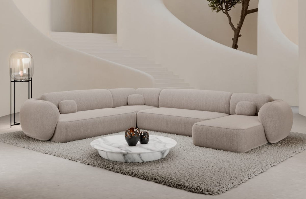 Wohnlandschaft Altea XXL U-Form in Stoff