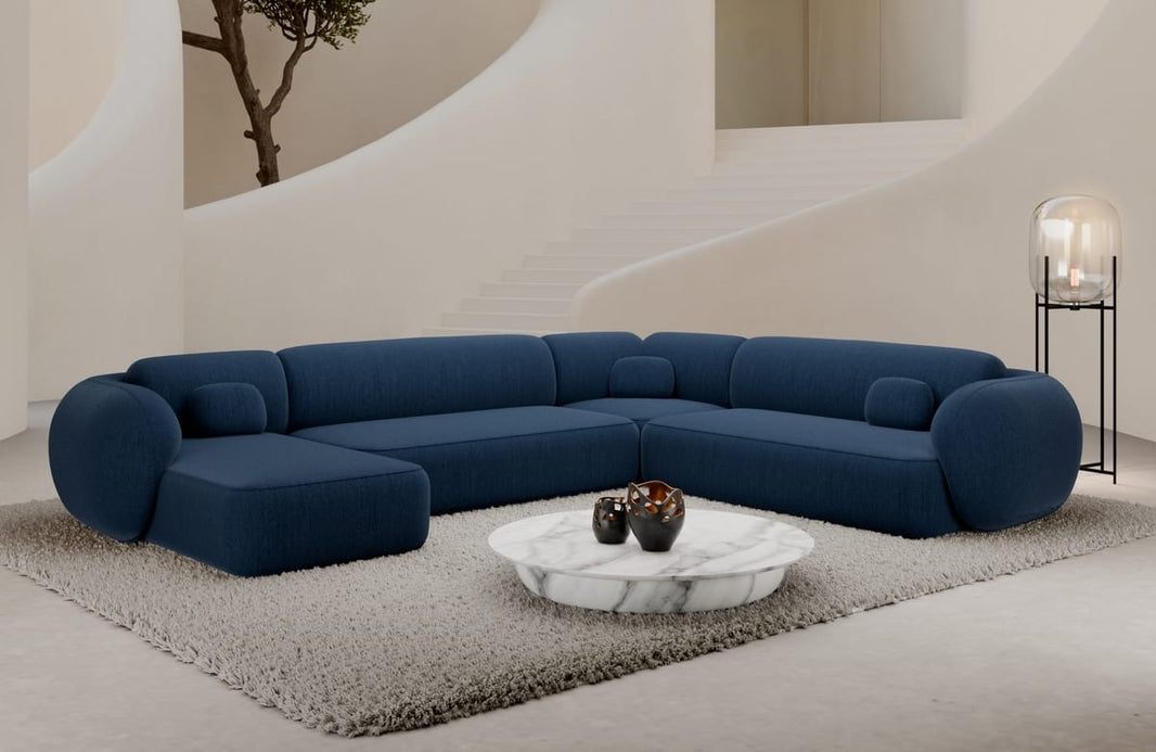 Wohnlandschaft Altea XXL U-Form in Stoff