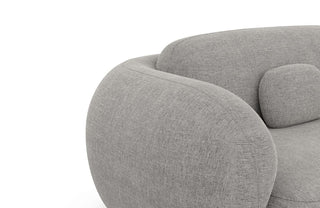 Wohnlandschaft Altea XXL U-Form in Stoff Hellgrau