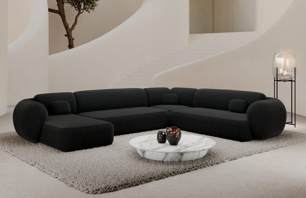 Wohnlandschaft Altea XXL U-Form in Stoff