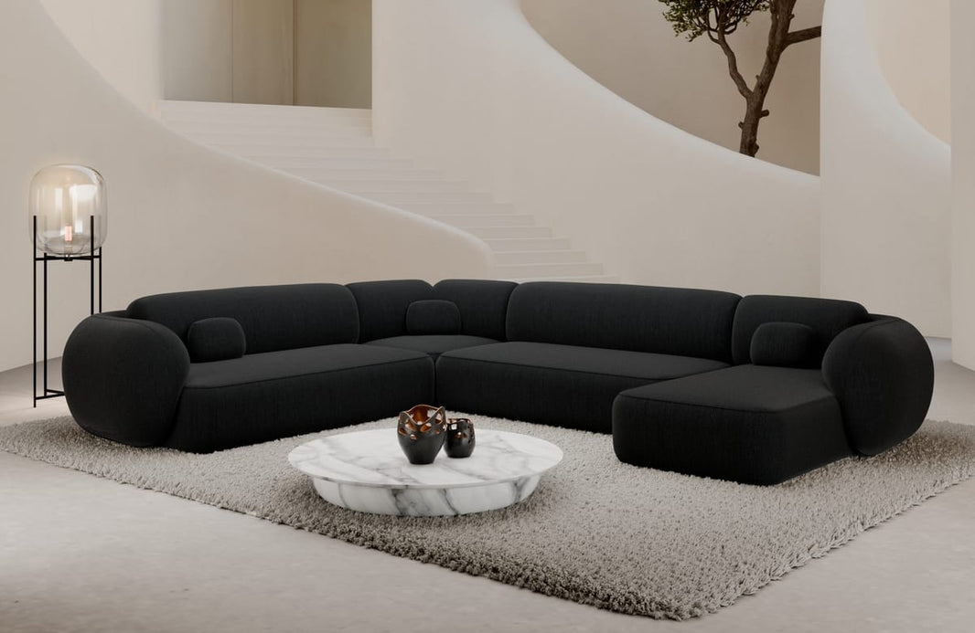 Wohnlandschaft Altea XXL U-Form in Stoff