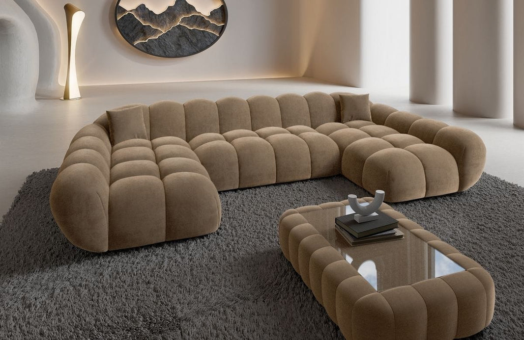 Couchlandschaft Maleron Studio U-Form in Stoff