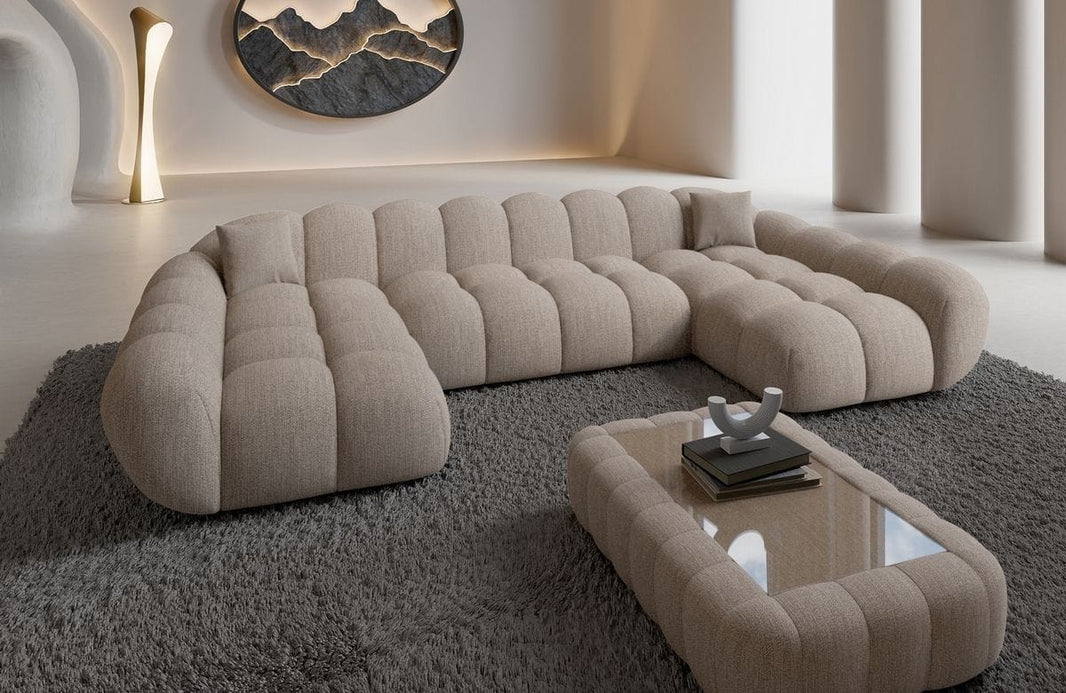 Couchlandschaft Maleron Studio U-Form in Stoff