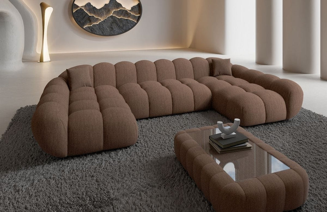 Couchlandschaft Maleron Studio U-Form in Stoff
