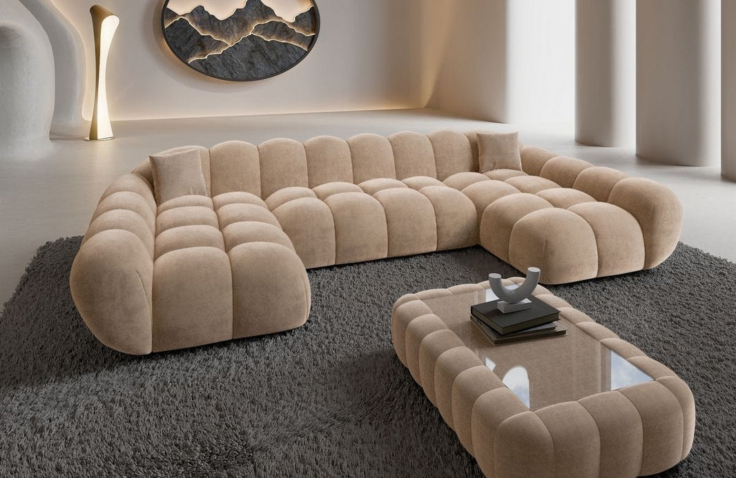 Couchlandschaft Maleron Studio U-Form in Stoff