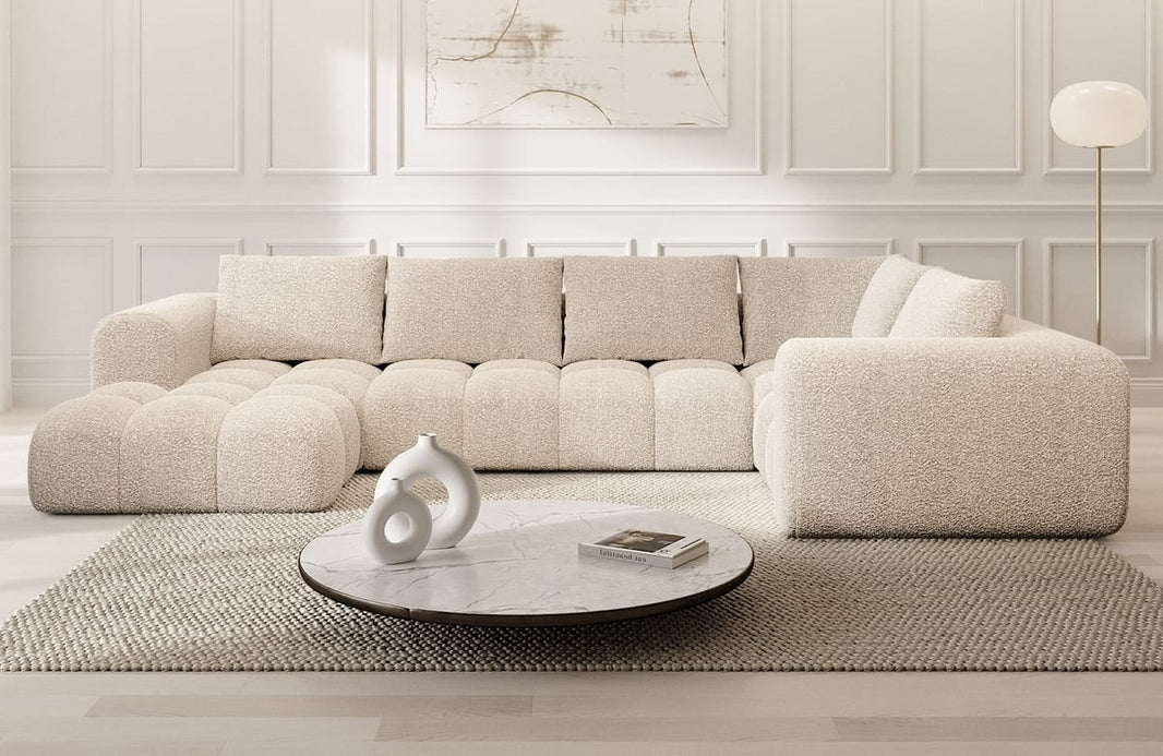 Couchlandschaft Casaluna U-Form in Stoff