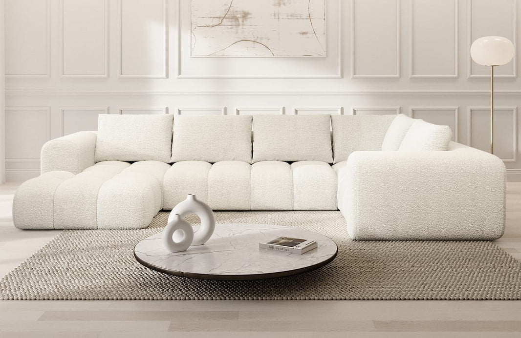 Couchlandschaft Casaluna U-Form in Stoff