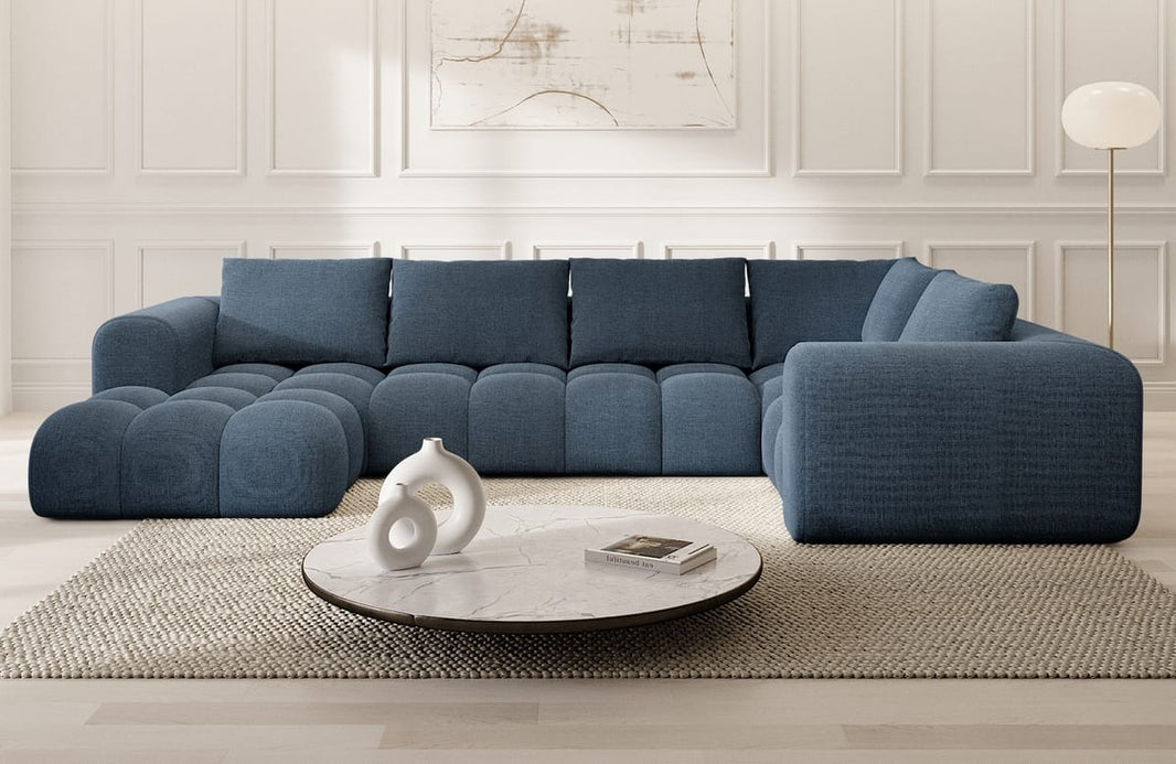 Couchlandschaft Casaluna U-Form in Stoff