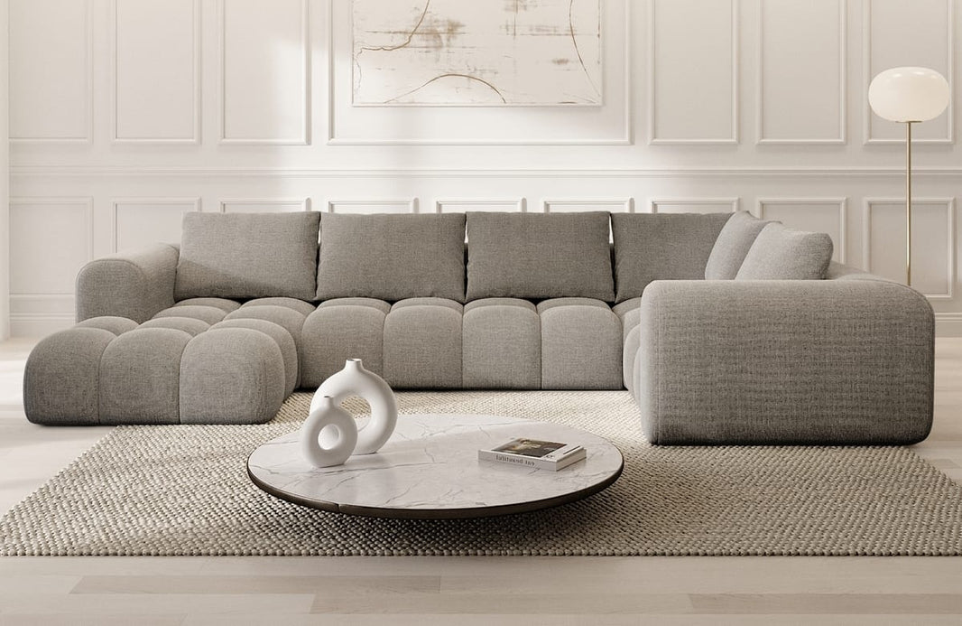 Couchlandschaft Casaluna U-Form in Stoff