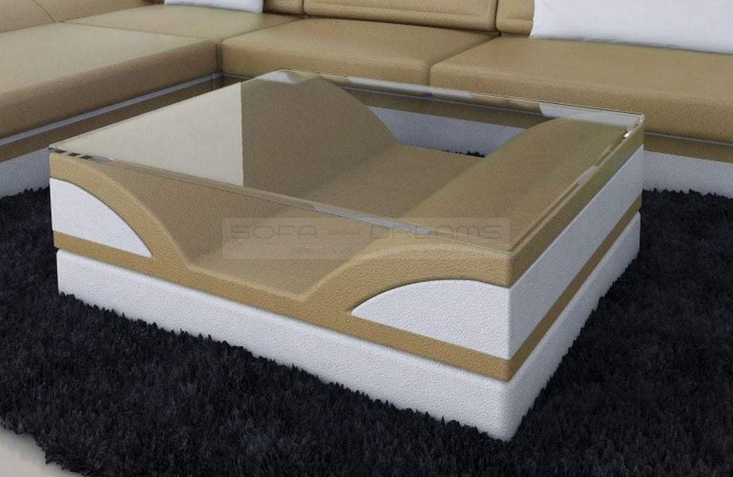 Couchtisch Monza in Leder
