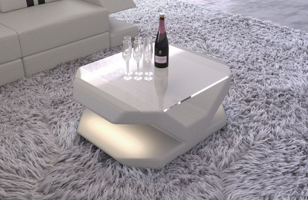 Couchtisch Venedig Eleganz in Leder