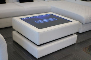 Couchtisch Heat in Leder