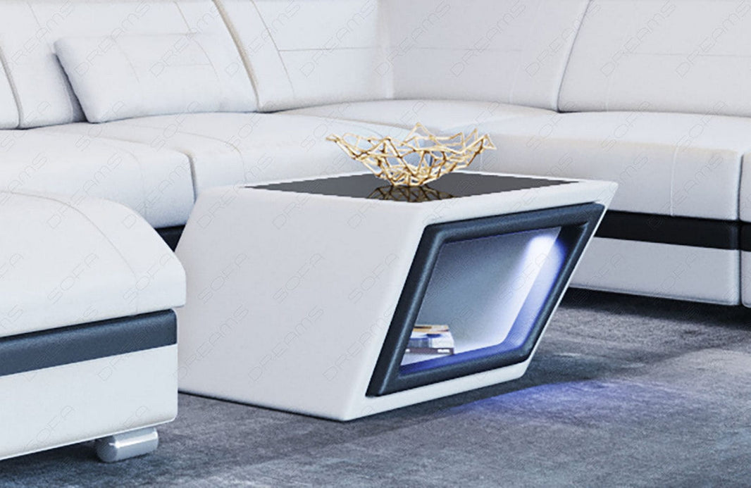 Couchtisch Catania Edles in Leder