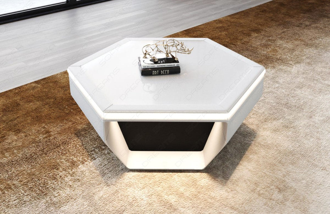 Couchtisch Toscano in Leder