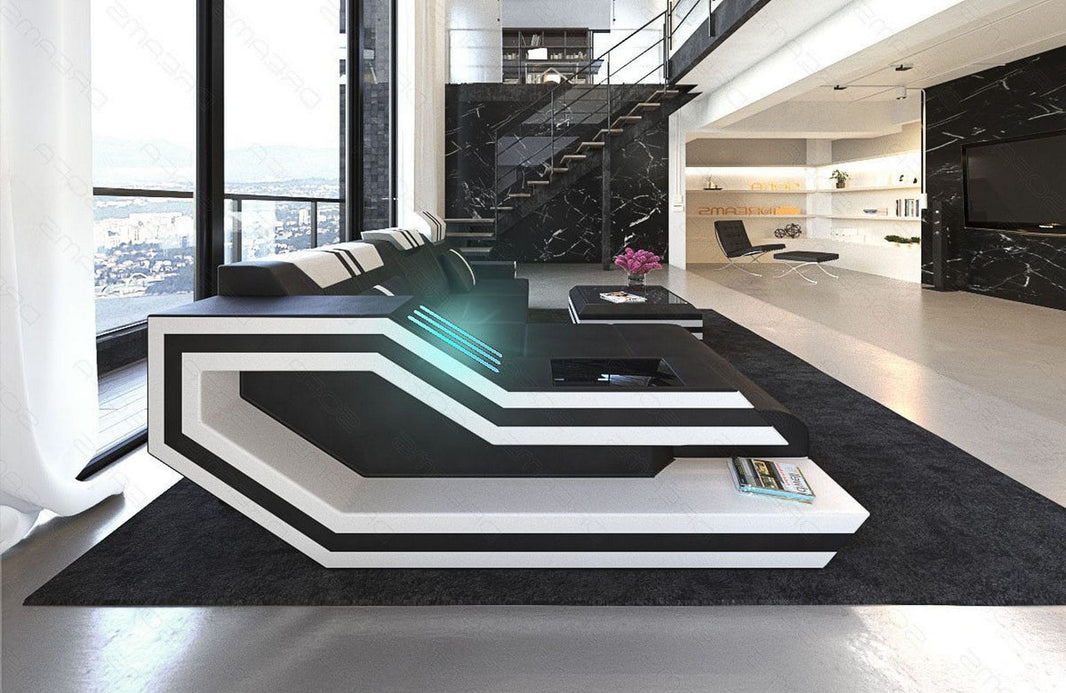 Ecksofa Ravenna L-Form in Leder