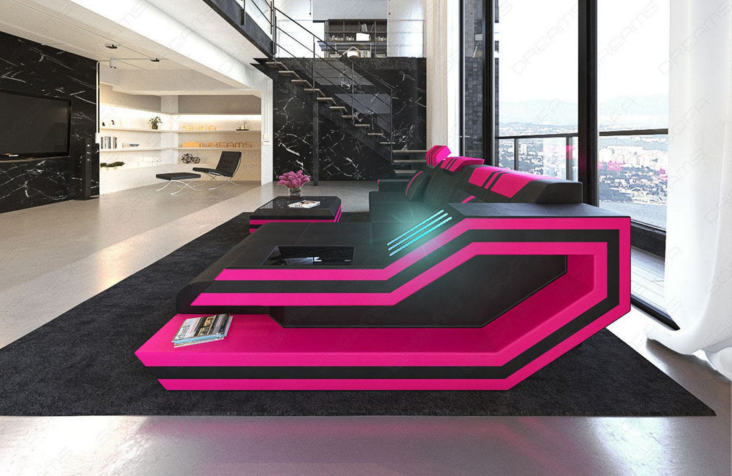 Ecksofa Ravenna L-Form in Leder