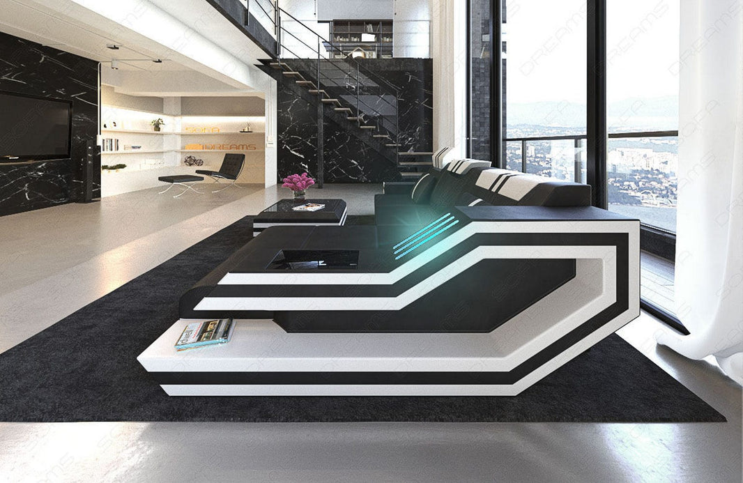 Ecksofa Ravenna L-Form in Leder