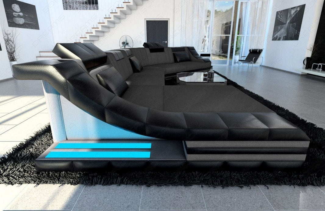 XXL Wohnlandschaft Turino CL-Form aus Stoff