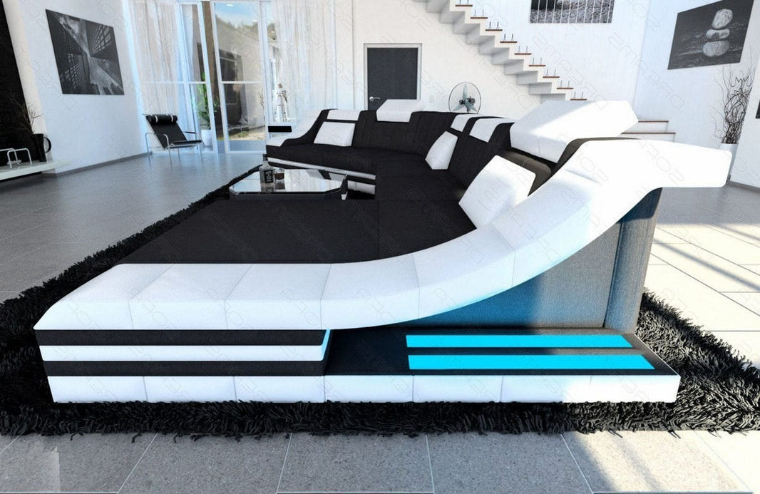 XXL Wohnlandschaft Turino CL-Form aus Stoff