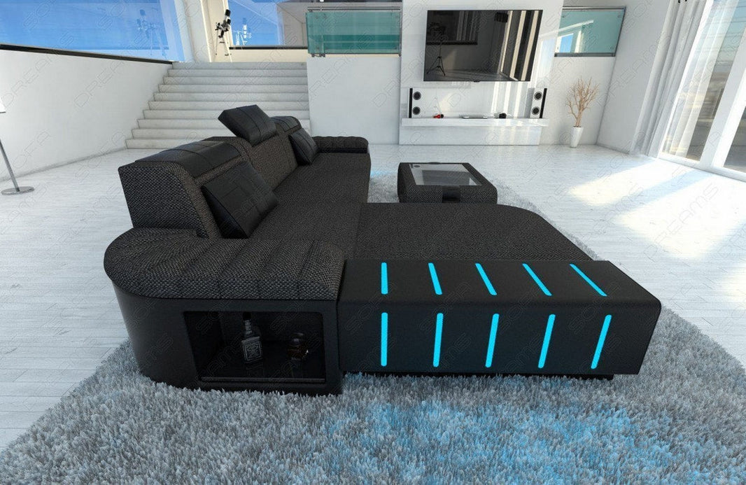 Ecksofa Bellagio L-Form aus Stoff
