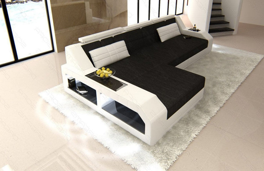 Ecksofa Arezzo L-Form aus Stoff