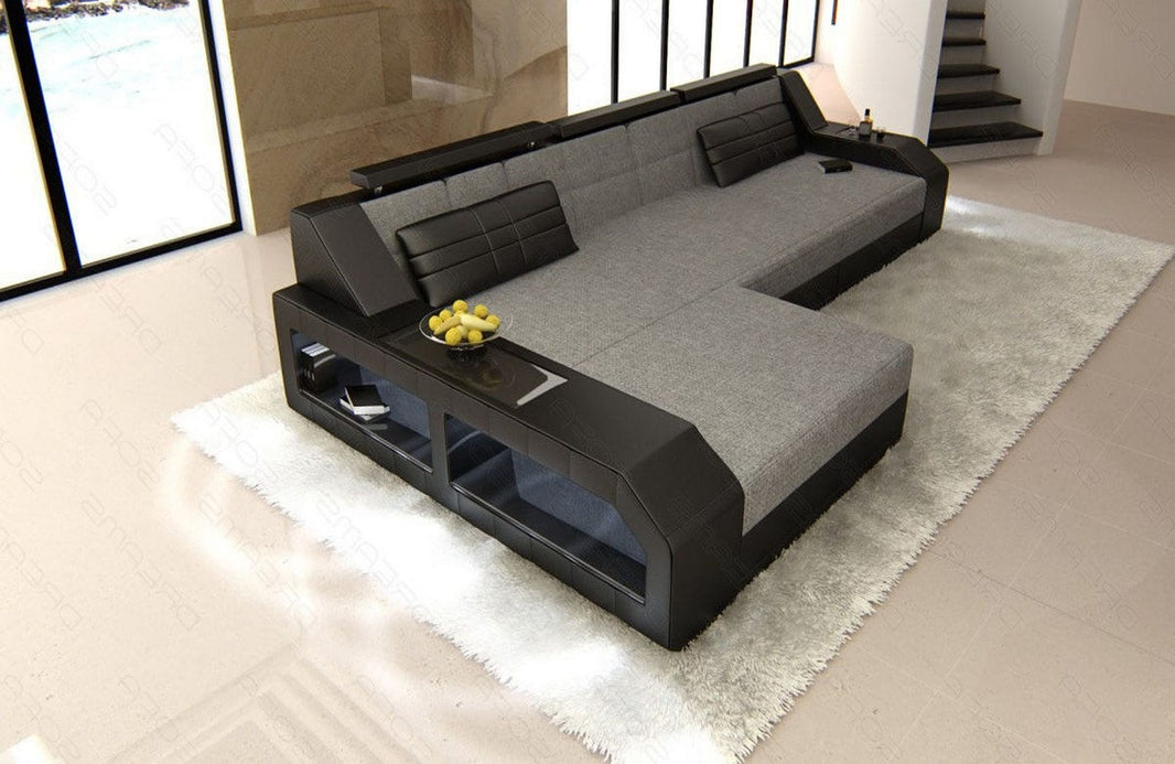 Ecksofa Arezzo L-Form aus Stoff