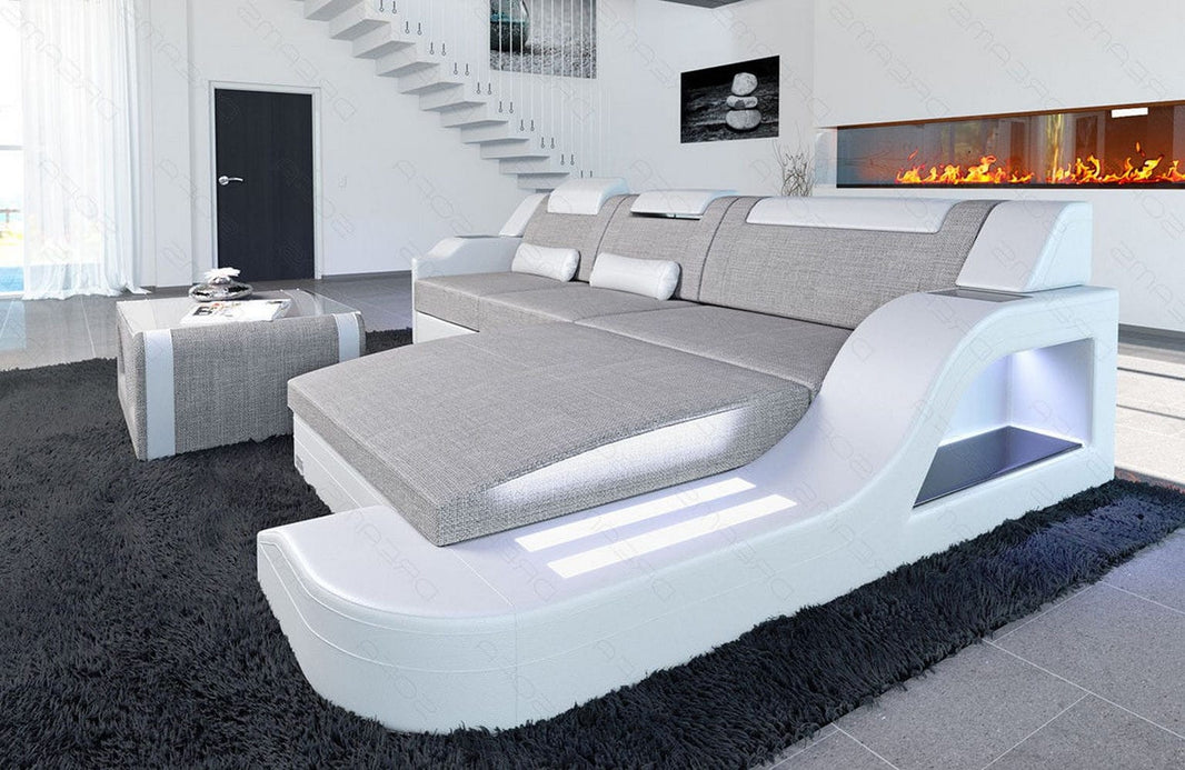 Stoff Ecksofa Palermo L-Form