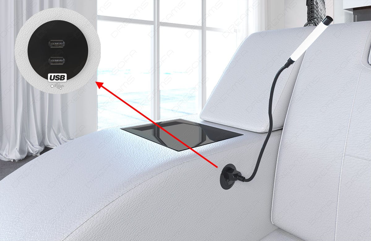 Stoff Ecksofa Palermo L-Form Grau-Schwarz