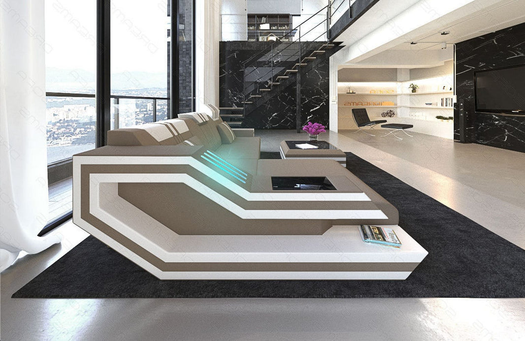 Stoff Ecksofa Ravenna L-Form