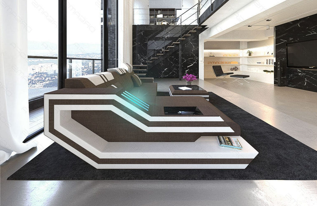 Stoff Ecksofa Ravenna L-Form