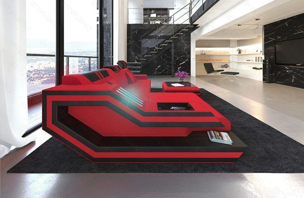 Stoff Ecksofa Ravenna L-Form