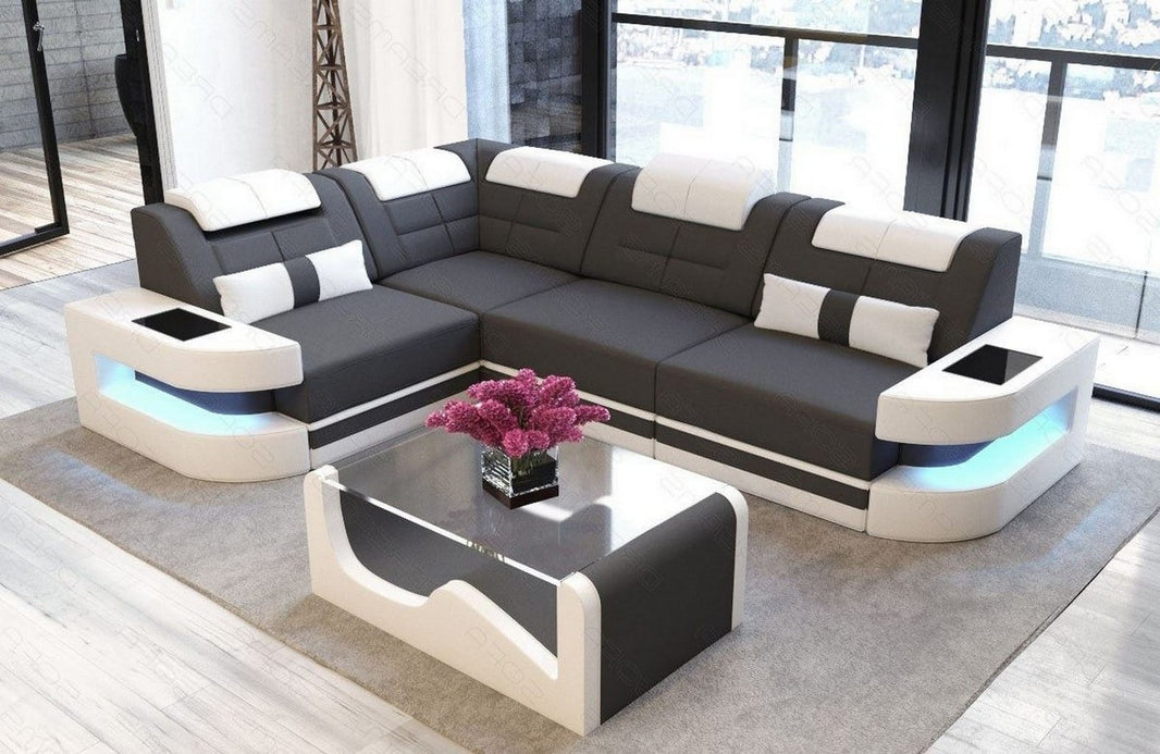 Stoff Ecksofa Como L-Form