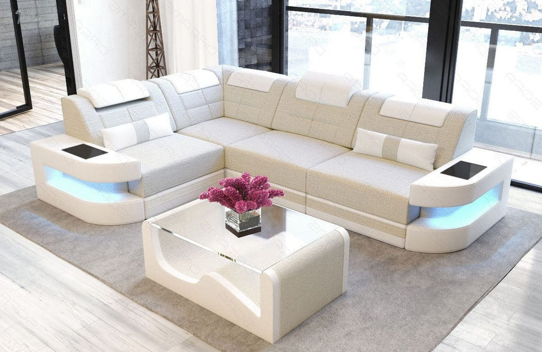 Stoff Ecksofa Como L-Form