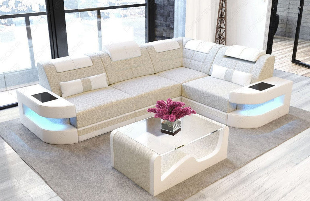 Stoff Ecksofa Como L-Form