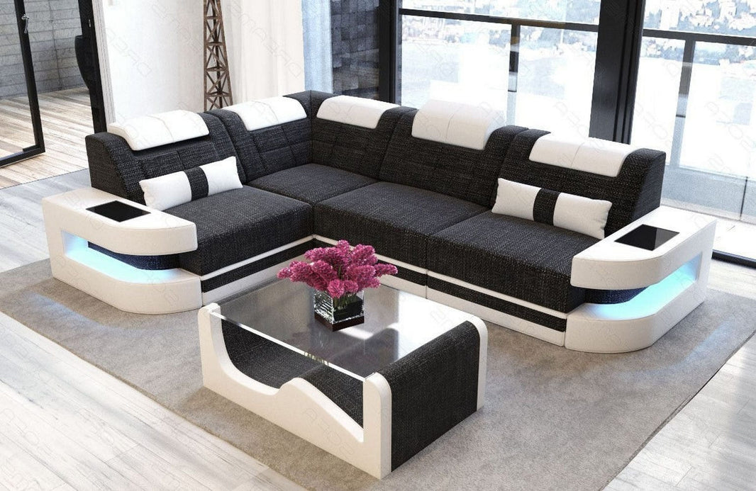 Stoff Ecksofa Como L-Form