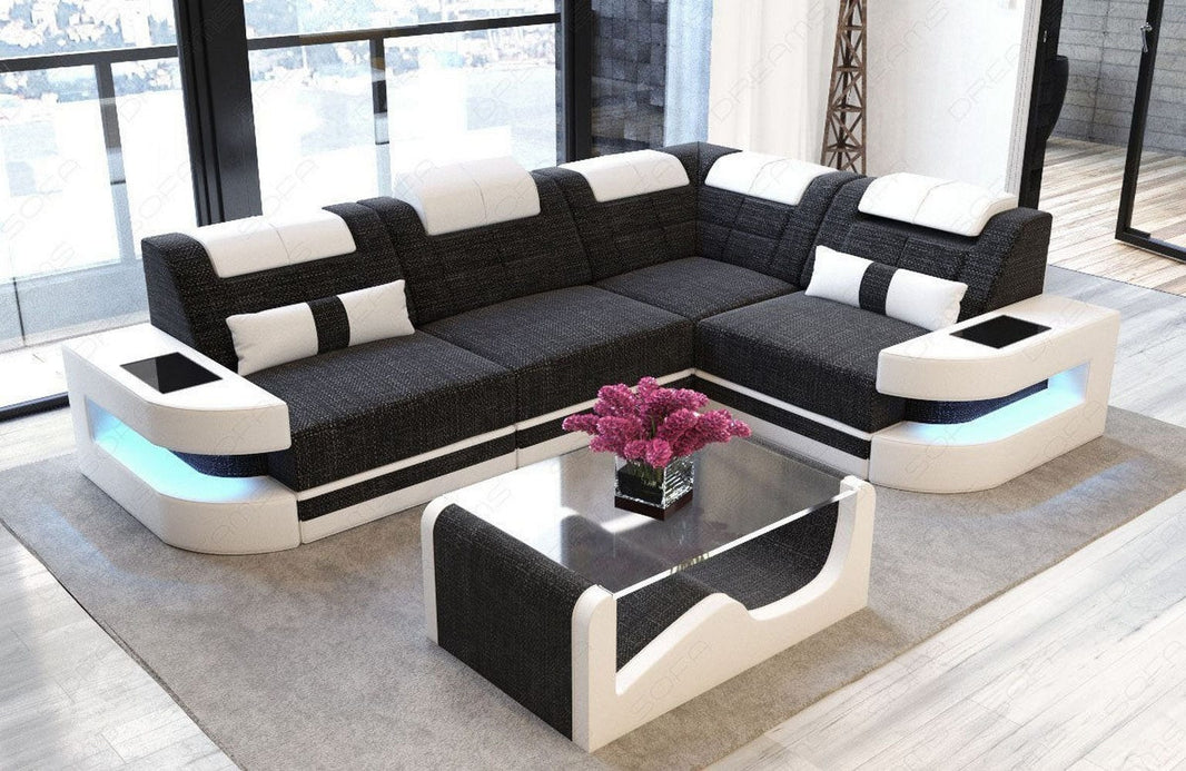 Stoff Ecksofa Como L-Form