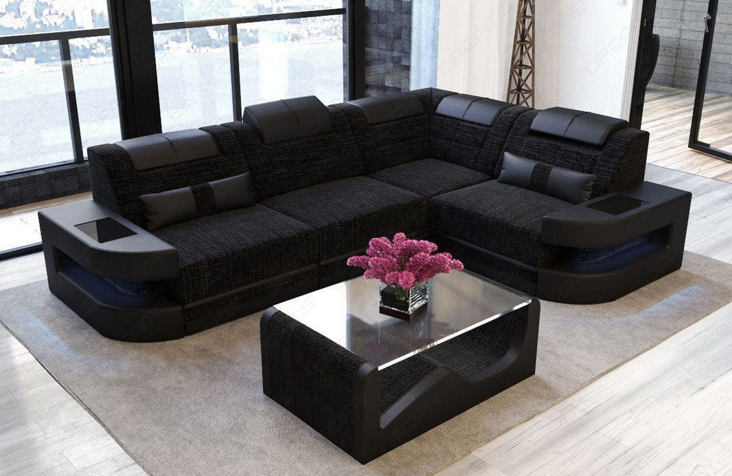 Stoff Ecksofa Como L-Form