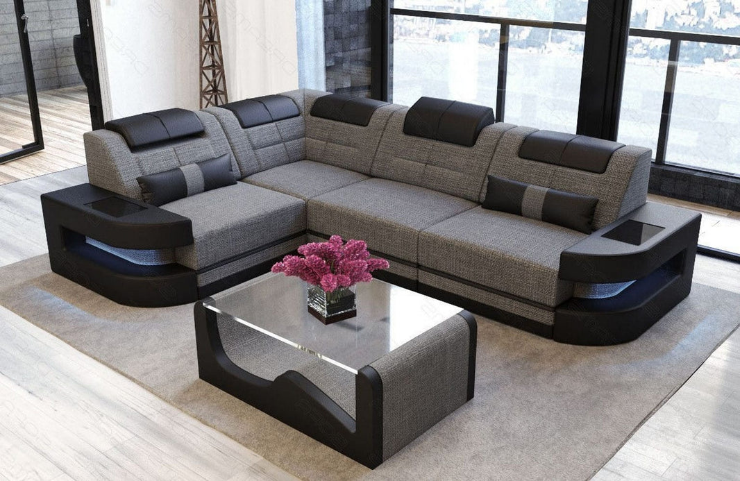 Stoff Ecksofa Como L-Form