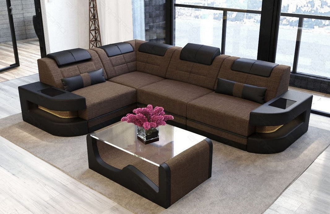 Stoff Ecksofa Como L-Form