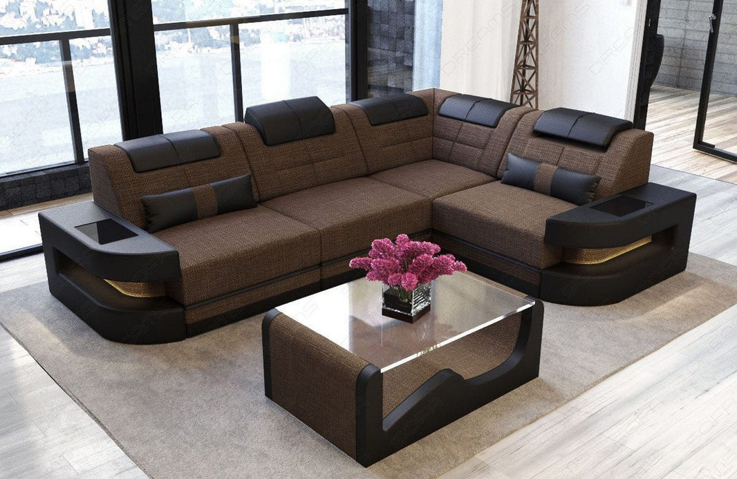 Stoff Ecksofa Como L-Form