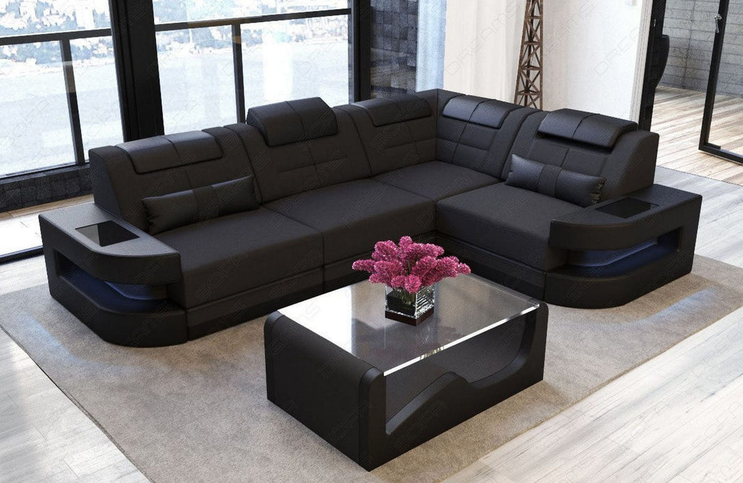Stoff Ecksofa Como L-Form