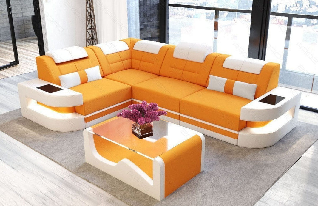 Stoff Ecksofa Como L-Form