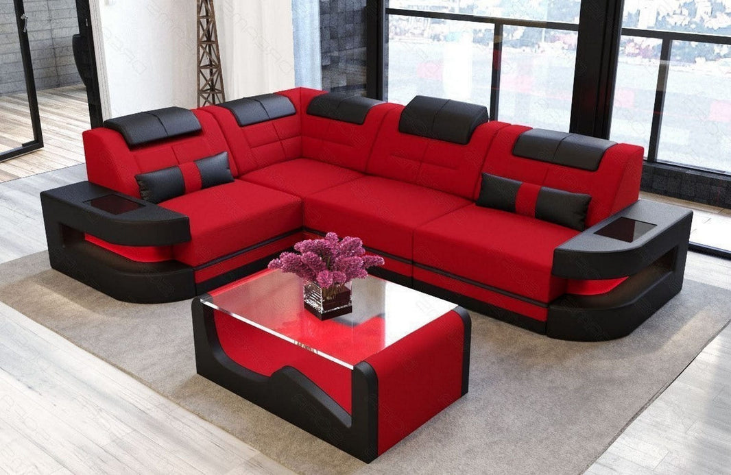 Stoff Ecksofa Como L-Form