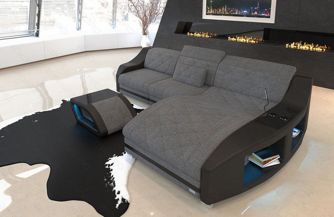 Couch Swing L-Form in Stoff