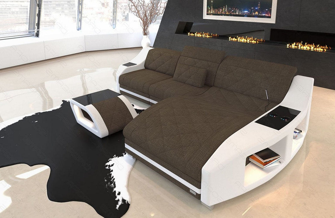 Couch Swing L-Form in Stoff