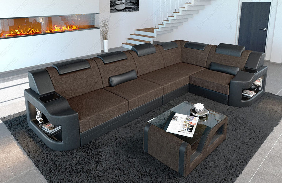 Stoff Ecksofa Padua L-Form