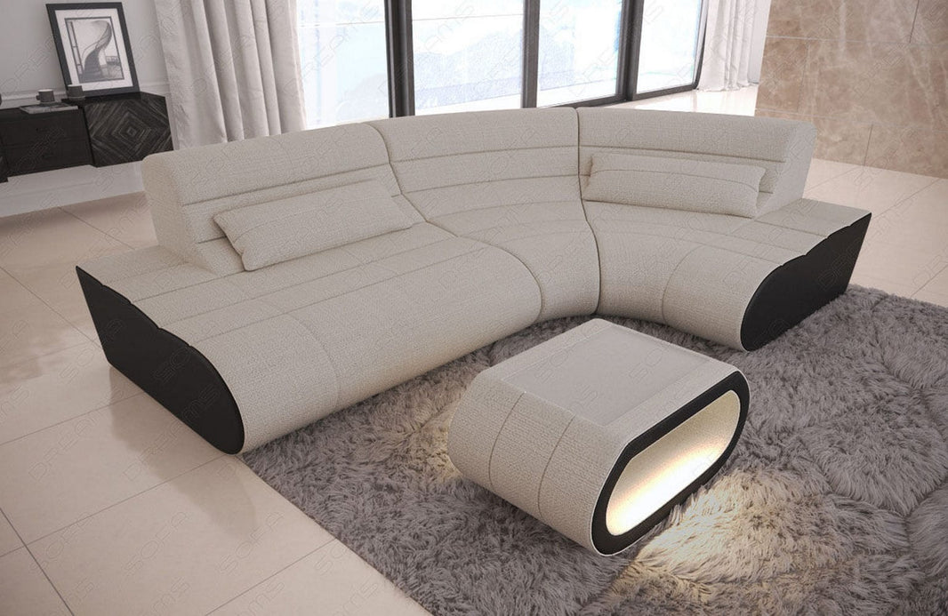 Mini Stoff Ecksofa Concept L-Form