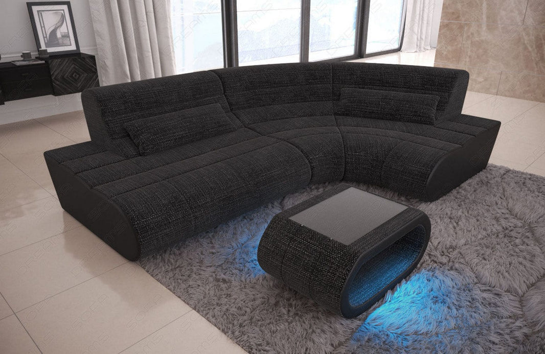 Mini Stoff Ecksofa Concept L-Form