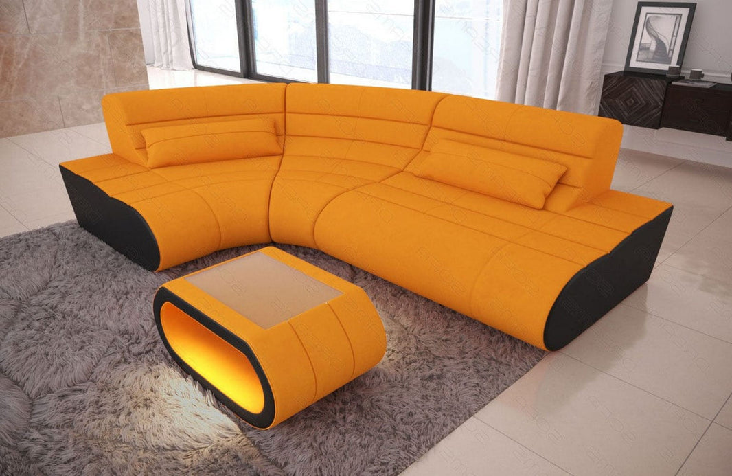 Mini Stoff Ecksofa Concept L-Form