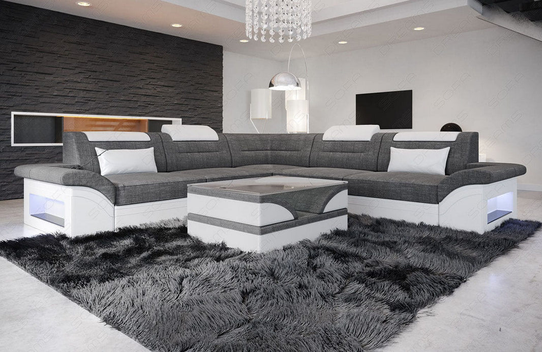 Stoff Ecksofa Brianza L-Form